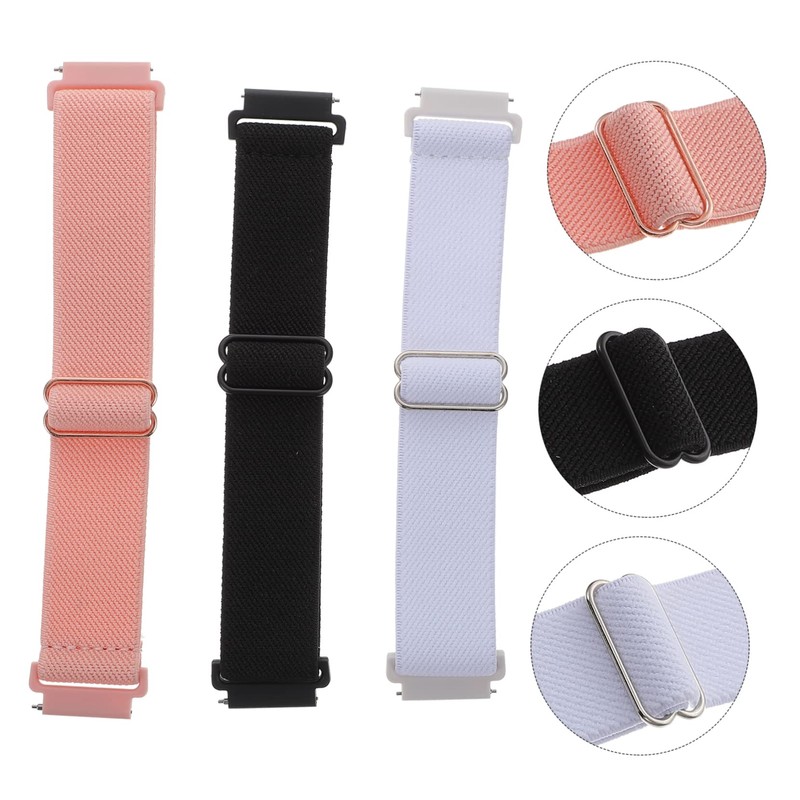 OHPHCALL 3 Pcs Strap Smartwatch Bands Watch Replacement Band Smooth