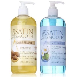 SATIN SMOOTH Satin Release Wax Residue Remover + Satin cleanser