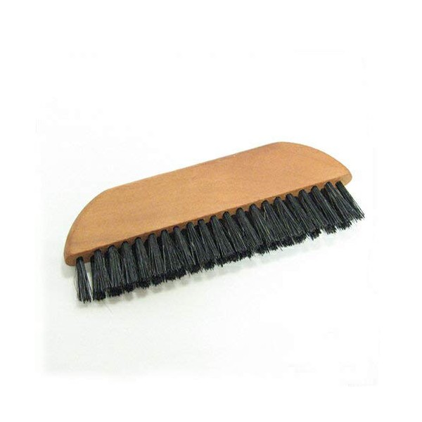 Redecker Portable Clothes Brush, 2 Rows of Flocking (Pig Hair)