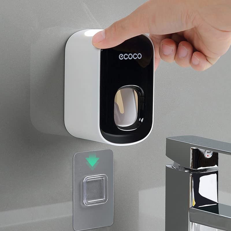 AIMALL Wall Mount auto ands Free Toothpaste Dispenser Automatic Toothpaste