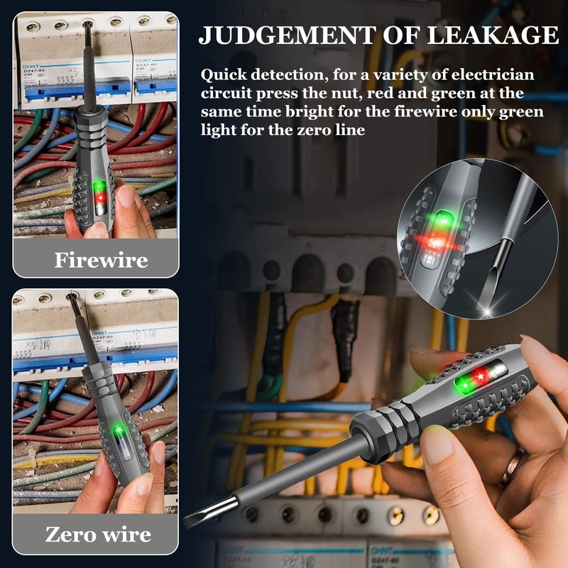 2-in-1 Screwdriver with Strong Torque and Magnet, 2 Pieces Voltage