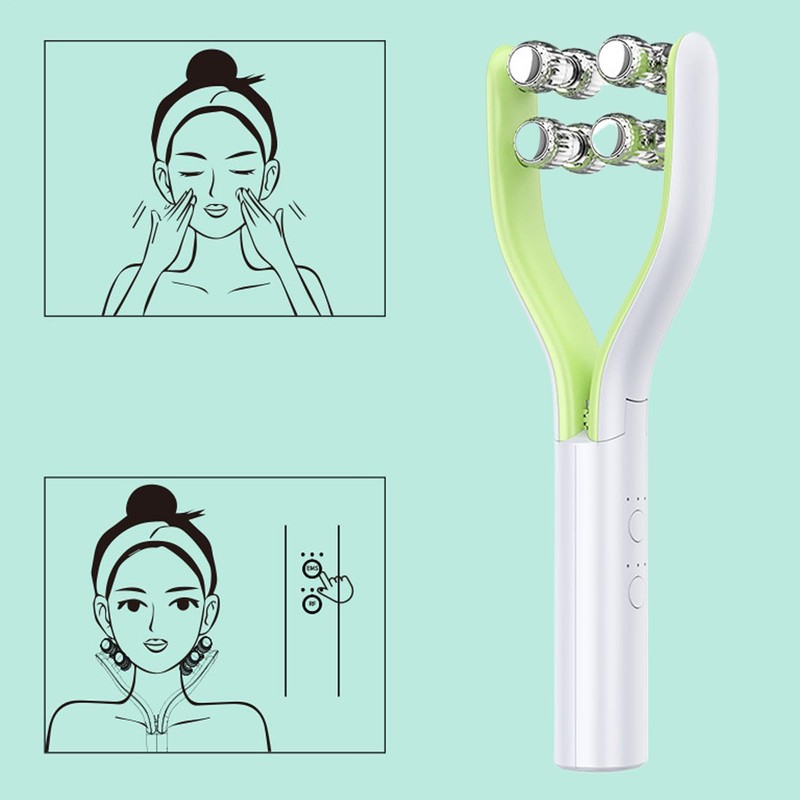 Facial Roller Massager,Sculpting Skin Care Roller Beauty Device - Adjustable