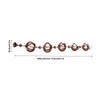 Hanging Rain Chain Metal Decorative Rotating Hollow Rain Chain for
