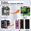 Picoboot Development Board FPC Flex Ribbon Cable, Easy to Install,