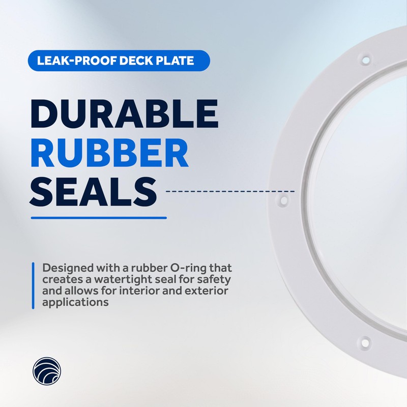 Marine 102mm /4" Deck Plate - Inspection Plate for Boat