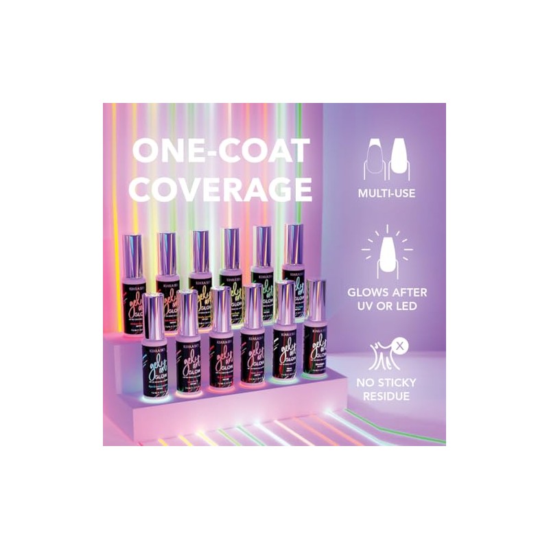 KIARA SKY Gel Paint Glow Art Liner 0.25 fl oz