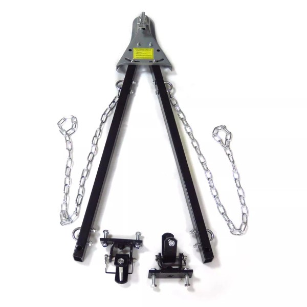 HTTMT Adjustable Tow Towing Bar Bumper Mount 5000lb w/Chains RV