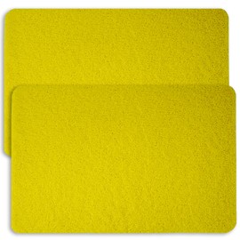 Hargiis Non-Slip Bathtub Mat, 2 Pack Anti Slip Shower Mat, Fast Drying Bathtub Mats, Foot Scrubber Mat, Anti Slip Mat for Tub, Floor, Bathroom, Kitchen, Home, Hotel (Yellow 24"×16"+24"×16")