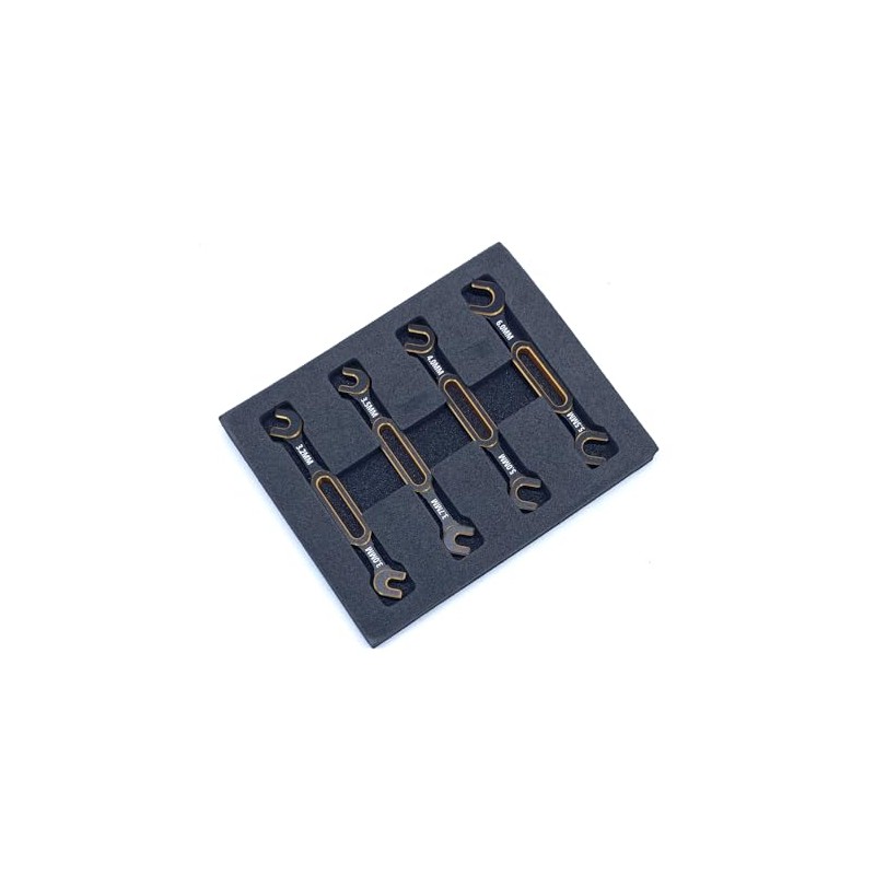 KingVal 4PCS Wrench 3.0/3.2/3.5/3.7/4.0/5.0/5.5/6.0mm Turnbuckle Nut Ball Joint Remover RC