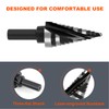COMOWARE Unibit Step Drill Bit for Metal, 12 Size from