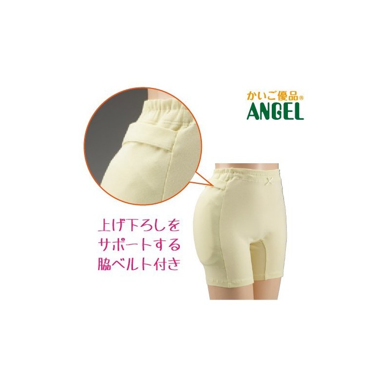 Angel La Cushion Pants Women's Cream M [Shock Absorbing Pants