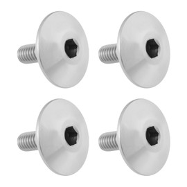 OTOTEC 4pcs M6x16mm Motor Fairing Bolts 90112-MAT-000 Compatible with Honda CBR1100XX 1997-2007 Stainless Steel