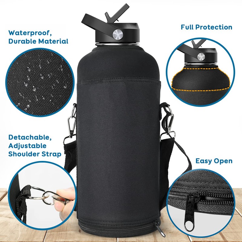 BUZIO Water Bottle Holder Carrying Pouch for 87 oz Bottles
