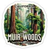 Muir Woods National Monument California Sticker Travel Weatherproof Souvenir Decal