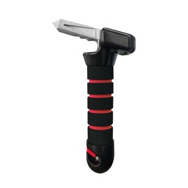 LAINLOY 3 in 1 Car Door Handle for Elderly, Seatbelt Cutter and Window Breaker Car Door Latch Handle, Portable Multifunction Car Assist Support Handle for Seniors and Handicapped (Red)