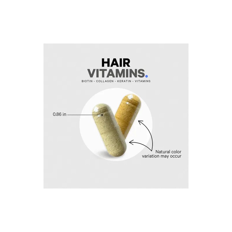 Codeage Hair Vitamins 10000 Mcg Biotin Keratin 120 Cápsulas