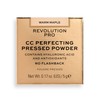 Revolution Pro, CC Perfecting Pressed Powder, Warm Maple, 5g