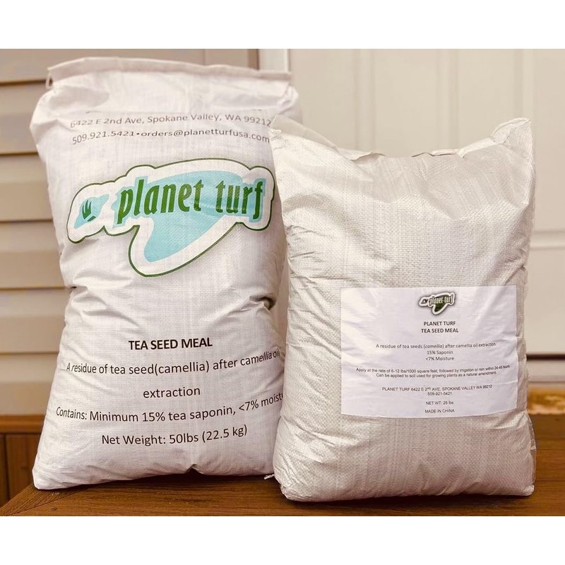 Planet Turf Tea Seed Meal - All Natural, Plant Safe