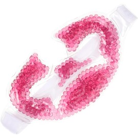 Mascarilla Facial de Gel Frío y Compresa para Ojos Máscara para Ojeras y Hinchazón Cuidado para Mujeres y Hombres Color