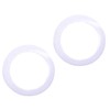 TUOREN 2 Pieces Drum Head Port Hole Cuttering Template Ring