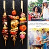 Bamboo Skewers 8 Inch, 200 PCS Cocktail Skewers, Wooden Skewers