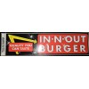 IN-N-OUT Burger Vintage IN-N-OUT Burger Bumper sticker Pre 1990