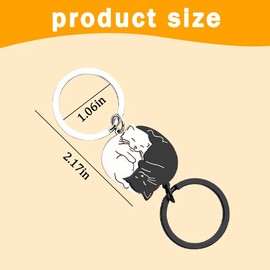 Couple Gift Keychain Christmas Birthday Gifts for Couples Matching Keychains for 2 Anniversary Wedding Gifts for Couples Christmas Stocking Stuffers for Women Men Matching Couples Stuff