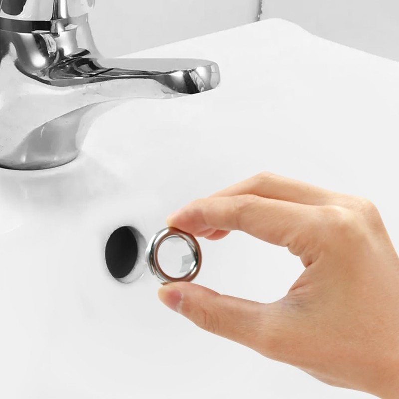 YuCool Sink Overflow Ring, Pack of 8 Universal Sink Overflow