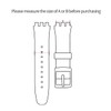 XMHYB Replacement band for Swatch Waterproof Silicone Rubber Watch Band
