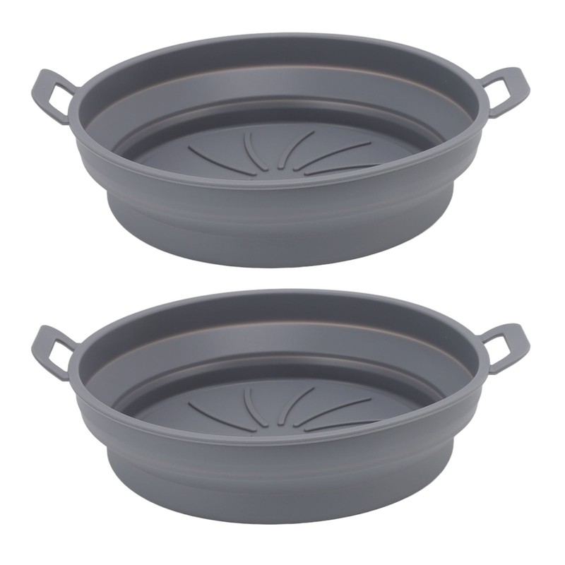 2 PCS Fryer Silicone Basket Nonstick Silicone Liners Fryer Pot