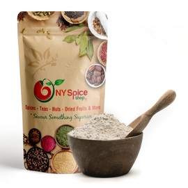 NY Spice Shop Black Chickpeas Flour - 1 Pound Finely Ground Kala Chana Besan for Cooking and Baking