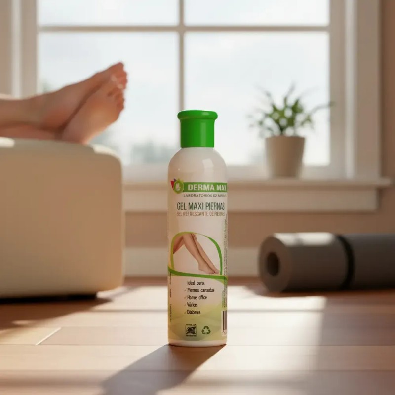 Derma Max Laboratorios De México - Gel Maxipiernas Refrescante -