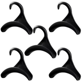 CocoFill Bag Hanger Bag Hook Bag Belt Hat Storage Closet Set of 5 (Black)