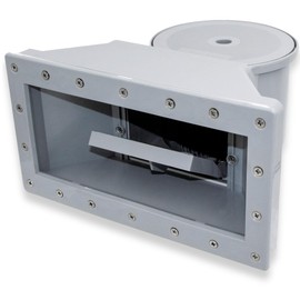 SWIMLINE HYDROTOOLS GREY Standard Wide Mouth Above Ground Pool Skimmer Kit | ABS Construction | Pool Skimmer | Wide Mouth | Snap-In & Removable Weir | Above Ground Pool Skimmer | Easy Basket Access