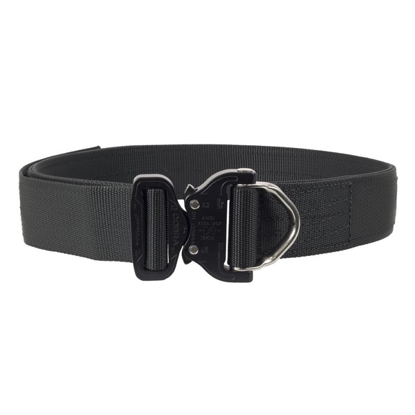 Elite Survival Systems ELSCRB-B-SM Cobra Rigger's with D Ring Buckle Belt, Black, Small