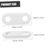 Zerodeko 12Pcs Outdoor Curtain Weights Drapery Weight for Home and