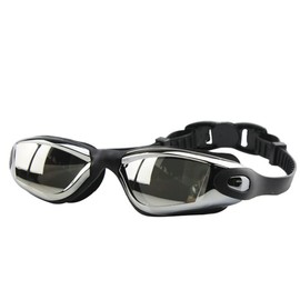 Lucaidian Waterproof Swimming Goggles Set With Goggles, Swimming Cap, Nose Plugs, Ear Clips, Swimming Goggles Glasses Uv Protection Anti-Fog