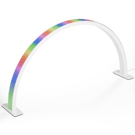 gelpal Half Moon Light for Nail Desk, 22" 48W Professionals Led Mascara Light, Desk Lamp for Lash Eyelash Extension, Makeup lamp, Color Temperature 2700K-6000K, Salon&Home(Multicolored Diamond)