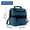 Bluelander Bolsa De Almuerzo Lonchera Térmica Portátil Y Gran Capacidad