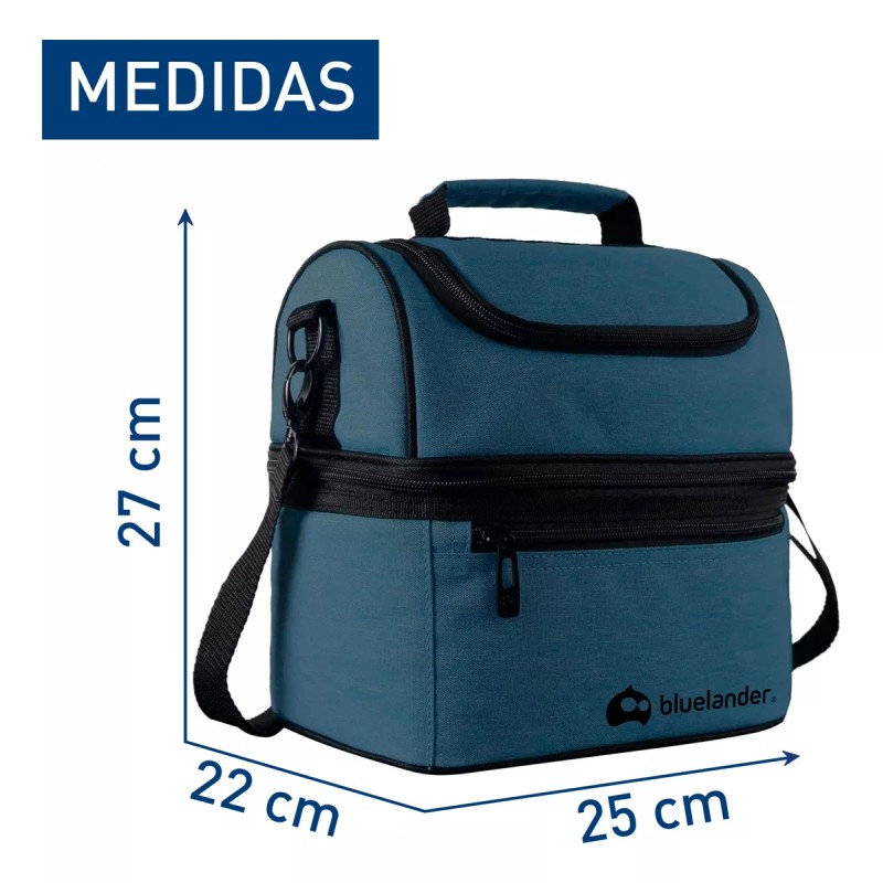 Bluelander Bolsa De Almuerzo Lonchera Térmica Portátil Y Gran Capacidad