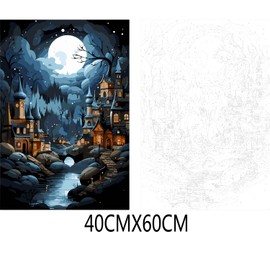 Paint by Number for Adults Canvas-Adult Paint by Number Kits,Paint by Numbers for Gift Home Wall Decor 16 x 20 inch