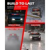 HLauto 604N Emergency Dash Strobe Lights w/Controller: 2x16.8 inch Red