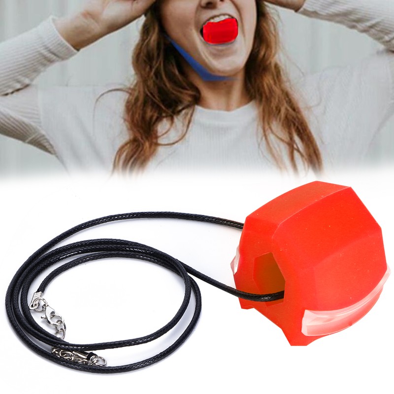 Silicone Jawline Trainer with Lanyard Facial Slimming Jaw Muscle Training