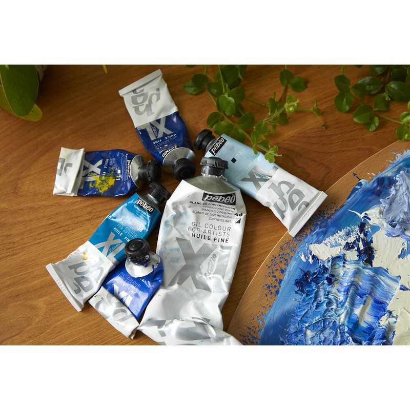 PEBEO Fine Studio XL Colore ad Olio per Pittura, Blu