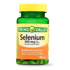 Selenio Selenium 200 Mcg 100tab Anticancerigeno Antioxidante Sabor Neutro