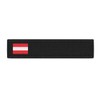 Copytec Name Plate Patch Austria Black Name Patch Sew-On Name