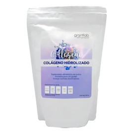 Colágeno Hidrolizado Sin Sabor Grantlab 500 Grs 50 Porciones                                                                                          