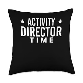Activity Director Time Activity Planner Throw Pillow