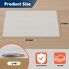 WochiTV Translucent Silicone Rubber Sheet, 12" Wide x 1/16" Thick
