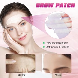 Pack of 24 Wrinkle Plasters Forehead Wrinkle Patch Reusable Cleans and Brightens Improves Skin Elasticity and Provides Long Lasting Moisture Supply
